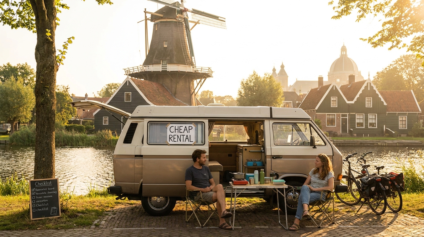 Map for Budget RV Tips for Amsterdam - Save Money 2026
